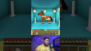 Saved HORSE From Lava 🥵  minecraft emotional technogamerz onmance shorts gamerfleet [upl. by Trilby706]