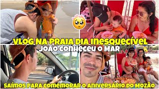 VLOGFOMOS A PRAIA UMA MANHÃ COMIGOJOÃO CONHECEU O MARDIA INESQUECÍVELMUITA DIVERSÃO EM FAMÍLIA [upl. by Roht412]