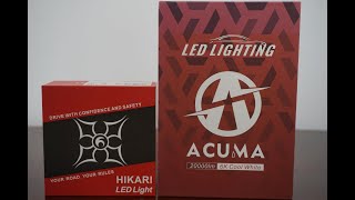 HIKARI CORE12 LED vs ACUMA NovaS LED [upl. by Llertac]