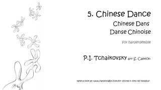 Nutcracker 5 Chinese Dance for harpensemble [upl. by Sjoberg]