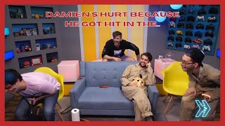 Damiens hurt because he got hit in the [upl. by Aicelet]