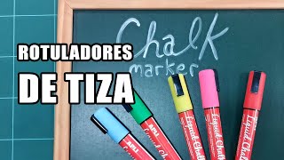 ROTULADORES BORRABLES DE TIZA LÍQUIDA [upl. by Margherita]