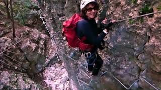 Ferrata Val del Ri Mezzolombardo [upl. by Valdas]