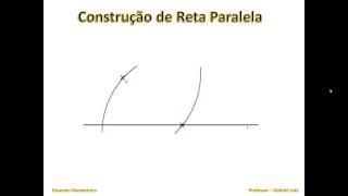 Reta Paralela que passa por um ponto dado [upl. by Ahsam353]