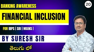 Banking Awareness  Class 20  Financial Inclusion  IBPS  SBI  IBPS RRB  MAINS  LTX [upl. by Ecidna426]