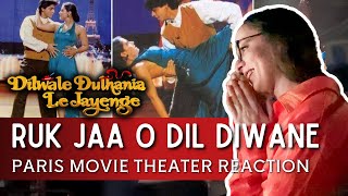 Ruk Jaa O Dil Deewane Song Paris Theater Reaction  Dilwale Dulhaniya Le Jayenge  Manoushka Reacts [upl. by Alexina575]