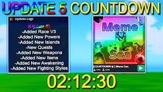 MEME SEA UPDATE 5 NEW RELEASE DATE CONFIRMED ROBLOX [upl. by Eppie323]