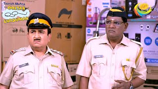 Jethalal And Iyer Become Cops  Taarak Mehta Ka Ooltah Chashmah  Bhide amp Madhavi [upl. by Akkire210]