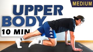 10 MIN UPPER BODY WORKOUT  No Equipment [upl. by Hedve]