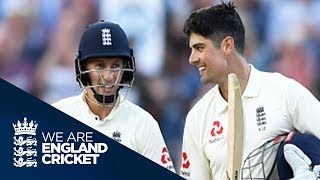 Cook And Root Score Centuries Under The Lights  England v West Indies 1st Test Day One 2017 [upl. by Fey679]