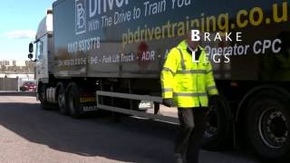 Coupling and Uncoupling exercise for DVSA test with PB Driver Training [upl. by Hollington]