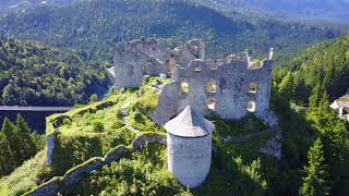 Ehrenberg Castle  Austria  Alps by Drone 4K [upl. by Jodoin]