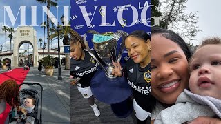 a day with Apple  LA Galaxy hair appt amp amusement park  chill mini vlog  Arnell Armon [upl. by Piselli]