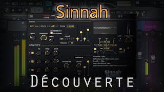 Découverte Sinnah VSTAU  Un synthétiser avec quotdelay matrixquot visuel ADSR et waveforme [upl. by Epuladaugairam]