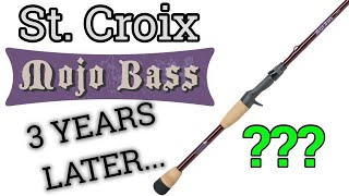 St Croix Mojo Bass Casting Rod After 3 Years of Use [upl. by Lach110]