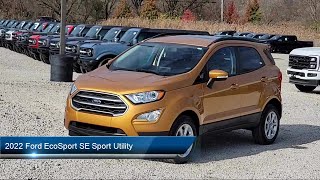 2022 Ford EcoSport SE Sport Utility Kent Akron Stow Canton Cleveland [upl. by Dayna]