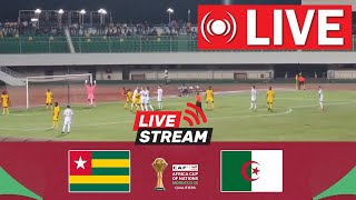 🔴LIVE Algeria vs Togo  Africa Cup of Nations Qualifiers 2026  Full Match Today [upl. by Ignace]