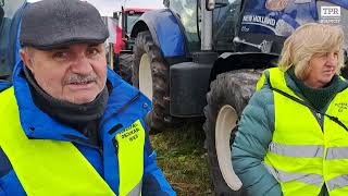 Protest rolników na granicy z Ukrainą quotPo wsiach będą chodzić komornicy” [upl. by Eetnod]