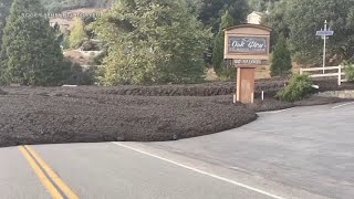 Video Evacuations ordered in Yucaipa area after heavy rains bring mud flows flooding l ABC7 [upl. by Ytsud467]