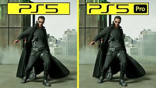 The Matrix Awakens PS5 Pro vs PS5  Can PS5 Pro handle this UE5 Tech Demo better than base PS5 [upl. by Leahcimal]