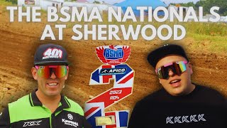 I GOT WIPED OUT AT THE NATIONALS SHERWOOD MX TRACK [upl. by Adnahsal]