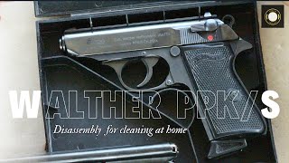 Walther PPK 22 Disassembly for cleaning at home [upl. by Akiehs932]