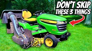 Do These 3 Things to Keep Your Mower Running ALL Season Long [upl. by Kifar651]