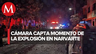 Reportan estables a cuatro heridos por explosión en edificio de la colonia Narvarte en CdMx [upl. by Anerys]