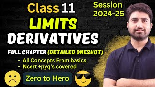 Limits and Derivatives Class 11 Maths NCERT  Full Chapter  One Shot  202425  2025 [upl. by Isobel829]