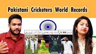 Indian Reaction on Pakistani Cricketers Great World Records  Swaggy d [upl. by Ogait]