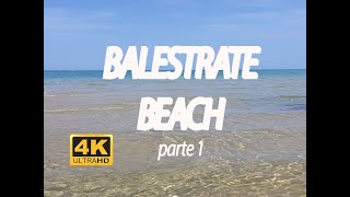 BEACHES OF SICILY  BALESTRATE 2018 4K Part 1 [upl. by Tailor261]