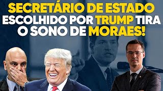 A casa caiu Alexandre de Moraes não dorme mais com novo Secretário de Estado de Trump [upl. by Cruz]