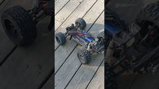 Traxxas Hoss no body backflip [upl. by Triny923]