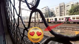 Viewer attention 🤩  Bridge crossing 🚸  Khar  bandra bridge  trainlover69  trainshots69 [upl. by Adnohsirk]