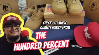 THE HUNDRED PERCENT  Merch Review clothing sneakers cap manila streetwear [upl. by Tamar]