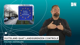 Duitsland gaat landsgrenzen controleren [upl. by Kacie]