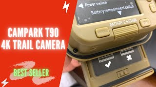 Campark T90 Trail Camera Review amp Setup  Campark 4K Lite Trail Camera 24MP WiFi Bluetooth Test [upl. by Odetta]