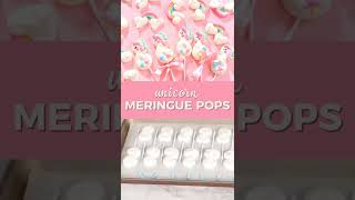 Unicorn Meringue Pops🦄 [upl. by Hnacogn718]