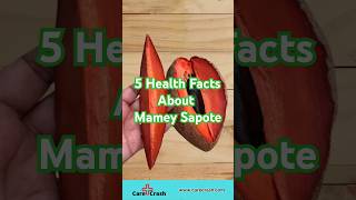 5 Health Facts You Didnt Know About Mamey Sapote 🍈  CareCrash [upl. by Sallad]