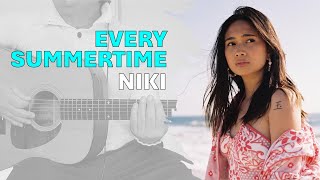 Every Summertime  NIKI「Rhythm Guitar Cover」 [upl. by Norvell]