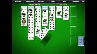 Solitaire City Mac Version  Spiderette Solitaire Longplay  Rule 1 [upl. by Lubba775]