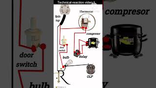 Frige wiring 👍 electrical electrian electrian boardwiring boardwiring electrician electritian [upl. by Airdnna]