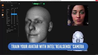 FaceShift using the Intel RealSense Camera [upl. by Wandis]