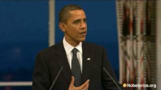 2009 Nobel Peace Prize Lecture by Barack Obama [upl. by Romito]