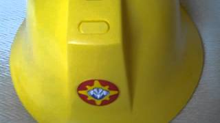 Fireman Sam Helmet with Sound and Adjustable Straps [upl. by Enyrhtak]