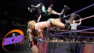 Kalisto amp Mustafa Ali vs Enzo Amore amp Ariya Daivari WWE 205 Live Oct 10 2017 [upl. by Lunseth]