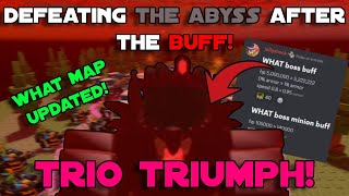 Beating the New ABYSS Boss In Doomspire Defense [upl. by Chalmer]