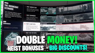 DOUBLE MONEY HEIST DISCOUNTS amp LIMITEDTIME CONTENT  GTA ONLINE WEEKLY UPDATE [upl. by Elaval761]