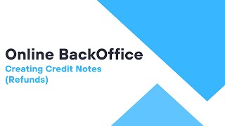 How to create a credit note from the Lytsoft backoffice [upl. by Ecila]