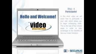 Securus Video Visitation Step 4 Participate in a visit [upl. by Ardell]